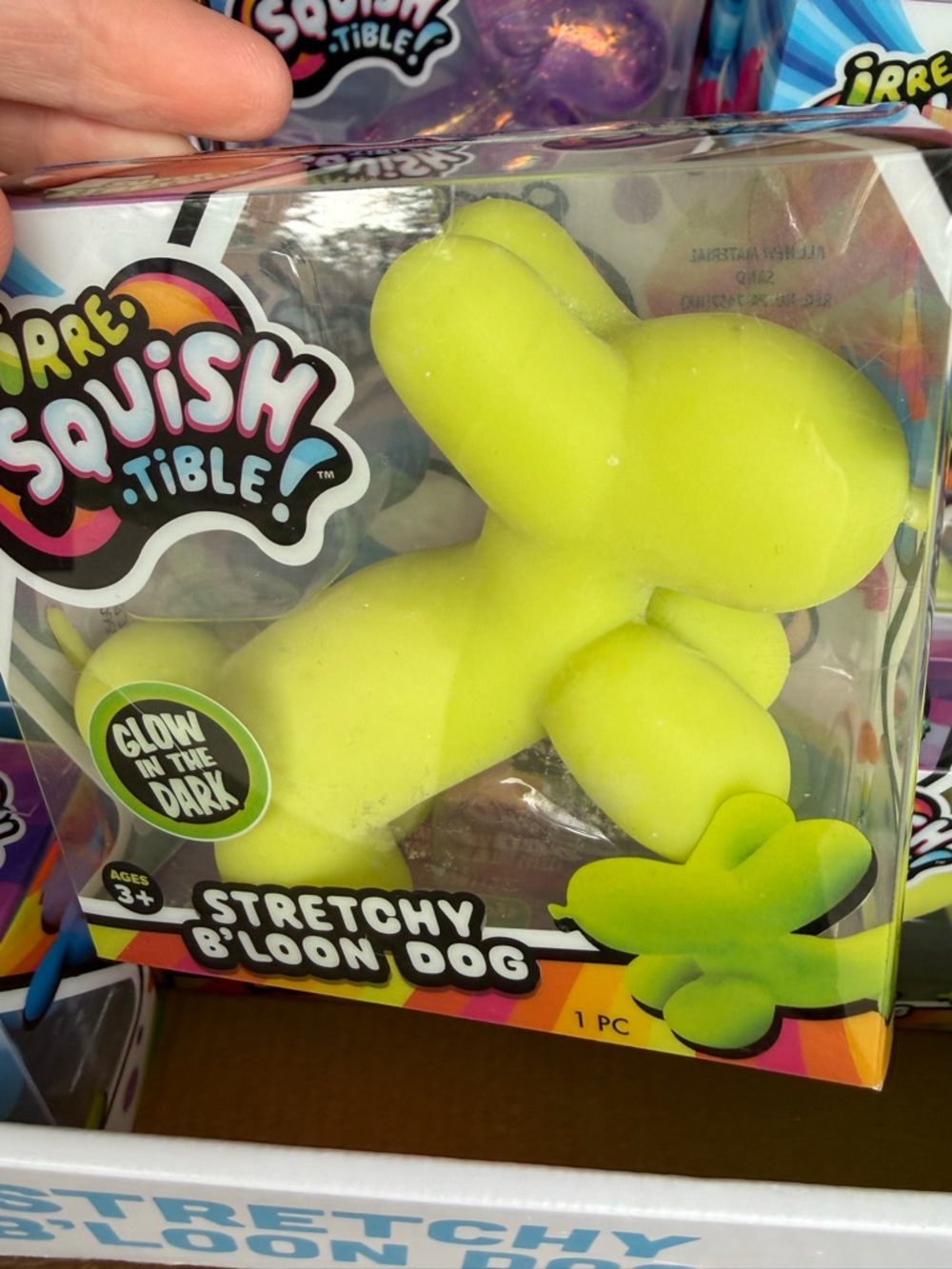 single - Irre Squish Tible Stretchy Sand Balloon Dog sensory Toy - Picture 5 of 14
